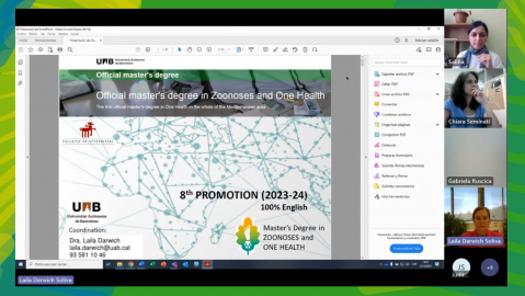 Màster Universitari en Zoonosi i Una Sola Salut (ONE HEALTH) - Fira Virtual MPCD UAB Maig'23